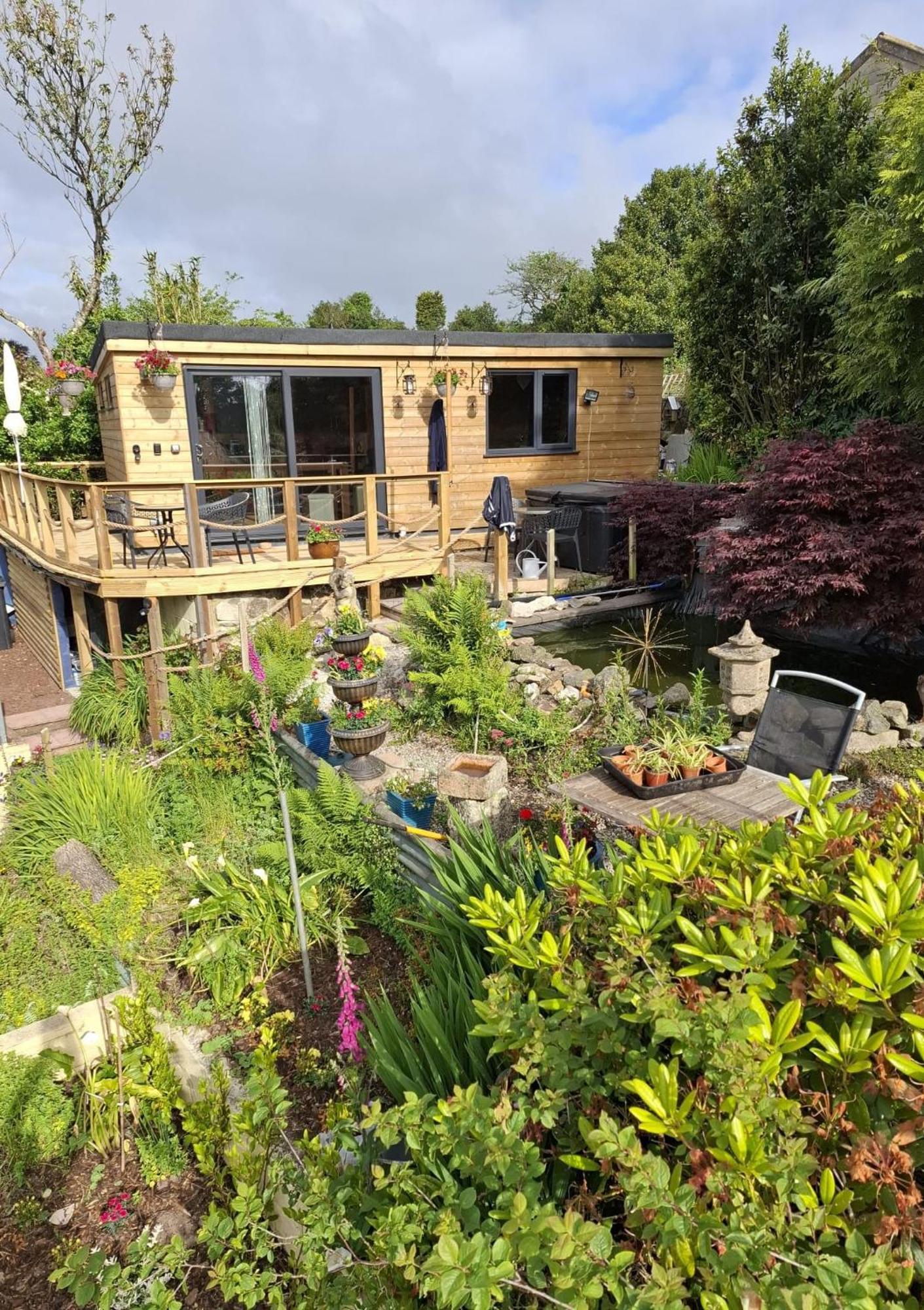 Cosy Cornish Cabin St Austell Exterior foto